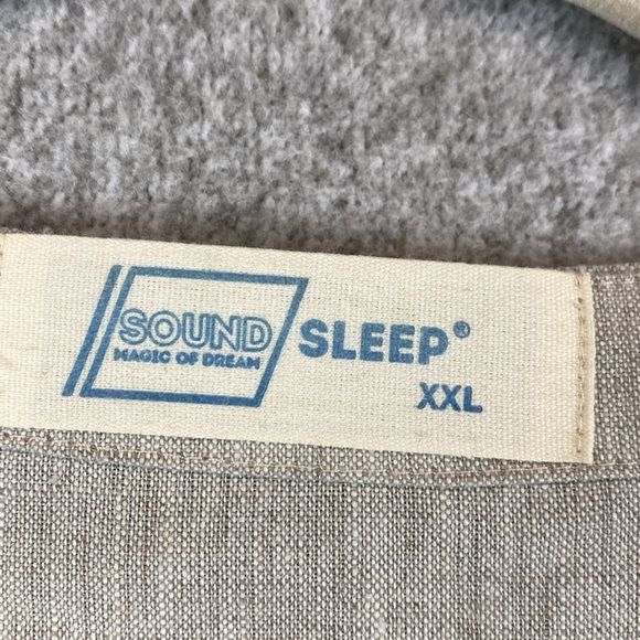 Sound Sleep linen maxi wrap dress XXL taupe preppy minimalist luxury resort - Picture 3 of 11